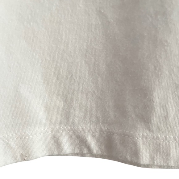 Denim & Company Womens White American Flag Stars Stripes Graphic T-Shirt Large - Picture 5 of 10